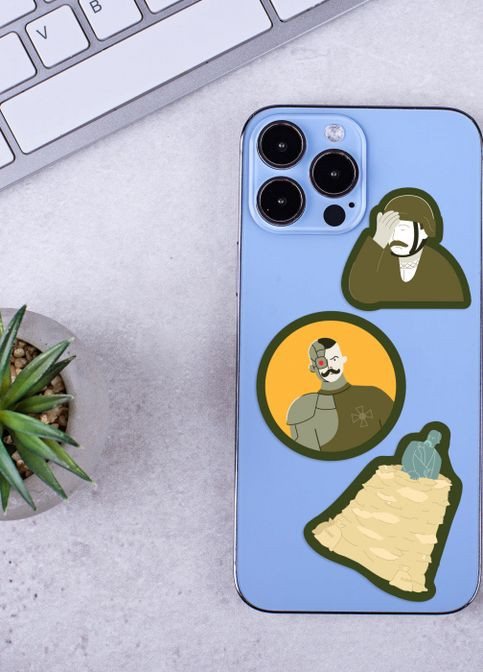 Набор наклеек "Знай наших" Gifty (261407074)