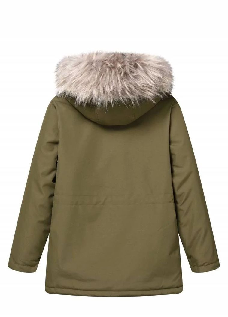 Темно-зелена куртка зима,болотний, Glo-Story