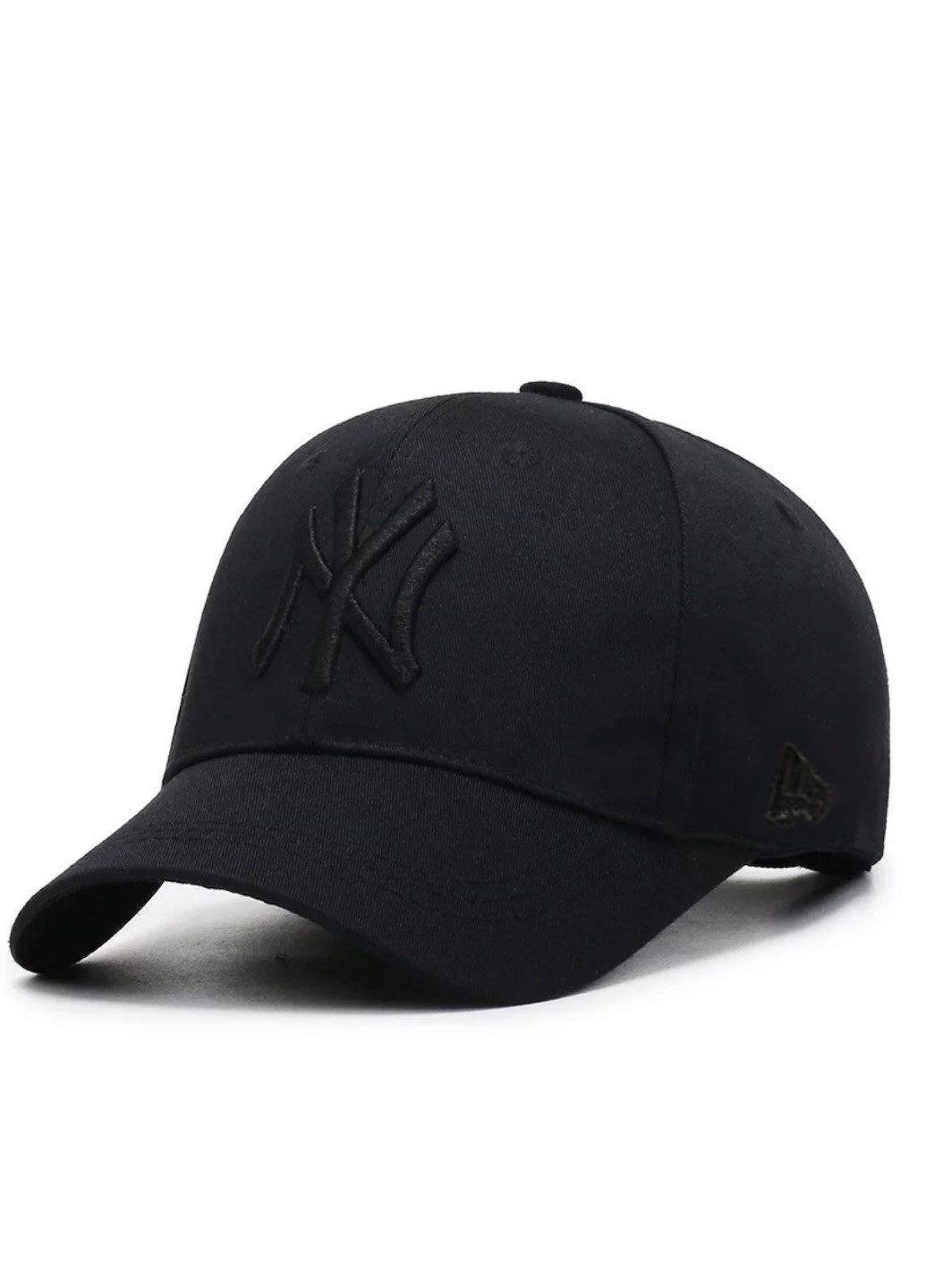 Кепка Wuke NY (Нью Йорк Янкис) New Era с изогнутым козырьком Черный логотип,унисекс one size Brand бейсболка (258678445)