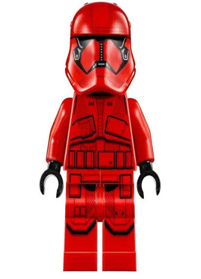 Детская игрушка конструктор минифигурка Звездные войны Красный штурмовик первого ордена No Brand (268994998)