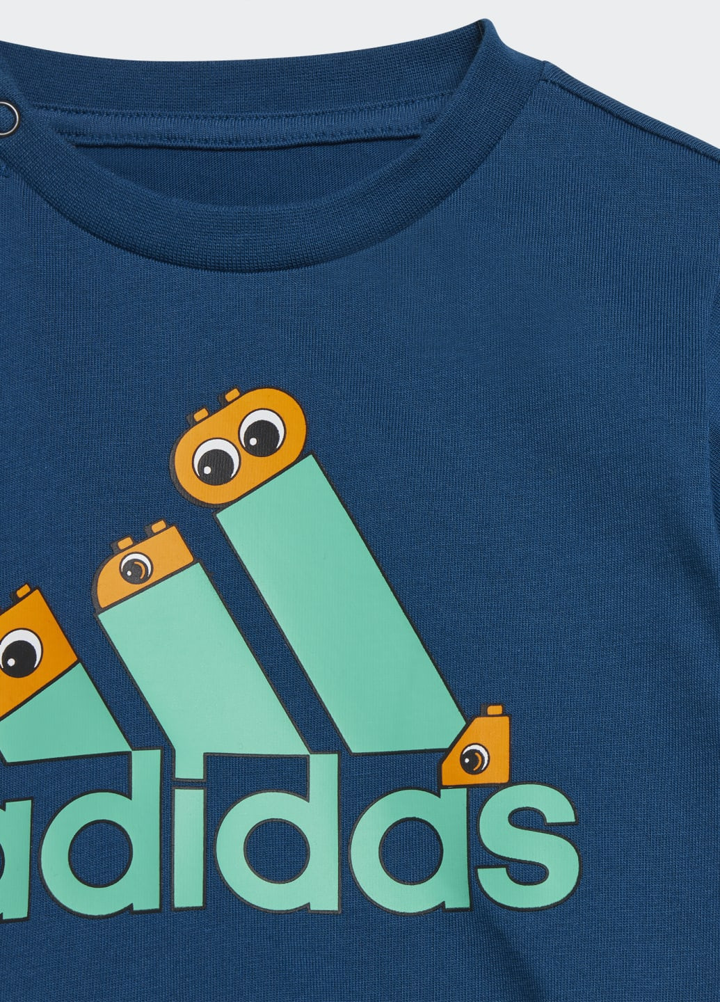 Синяя демисезонная футболка x classic lego® graphic kids adidas