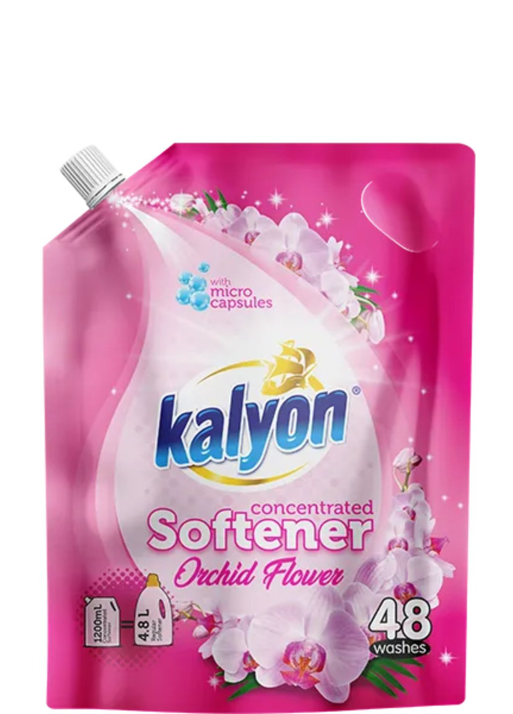 Пом'якшувач для білизни Extra Orchid Laundry 1200 мл Kalyon (269691321)