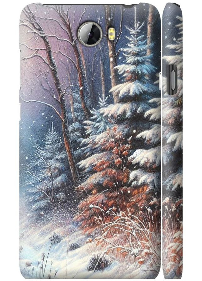 3D пластиковый матовый чехол 'Зимний пейзаж' для Endorphone Huawei Y5 II (275463550)