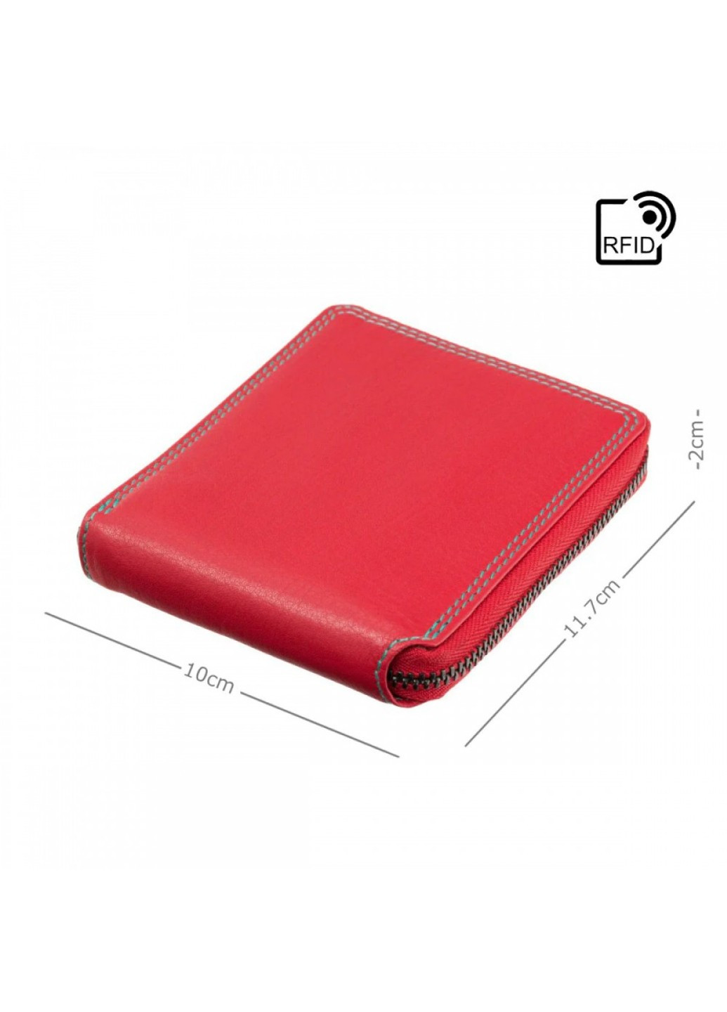 Женский кожаный кошелек с RFID защитой SP29 Picasso (Red Hawaii) Visconti (275867100)