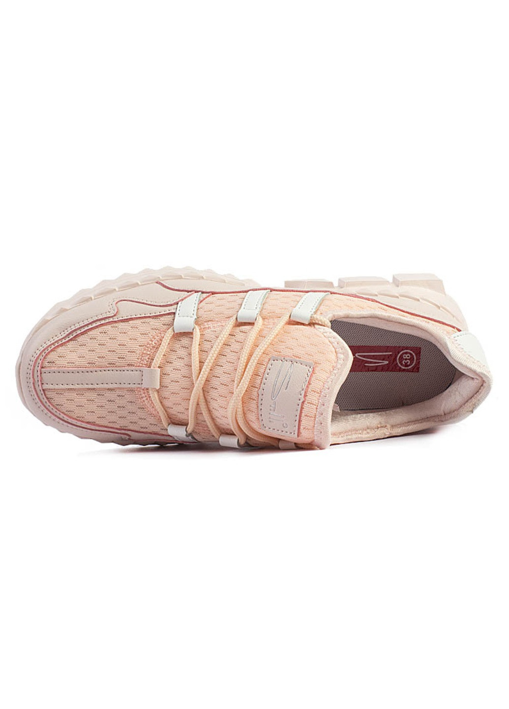 Розовые кроссовки женские бренда 8300187_(9) Stilli