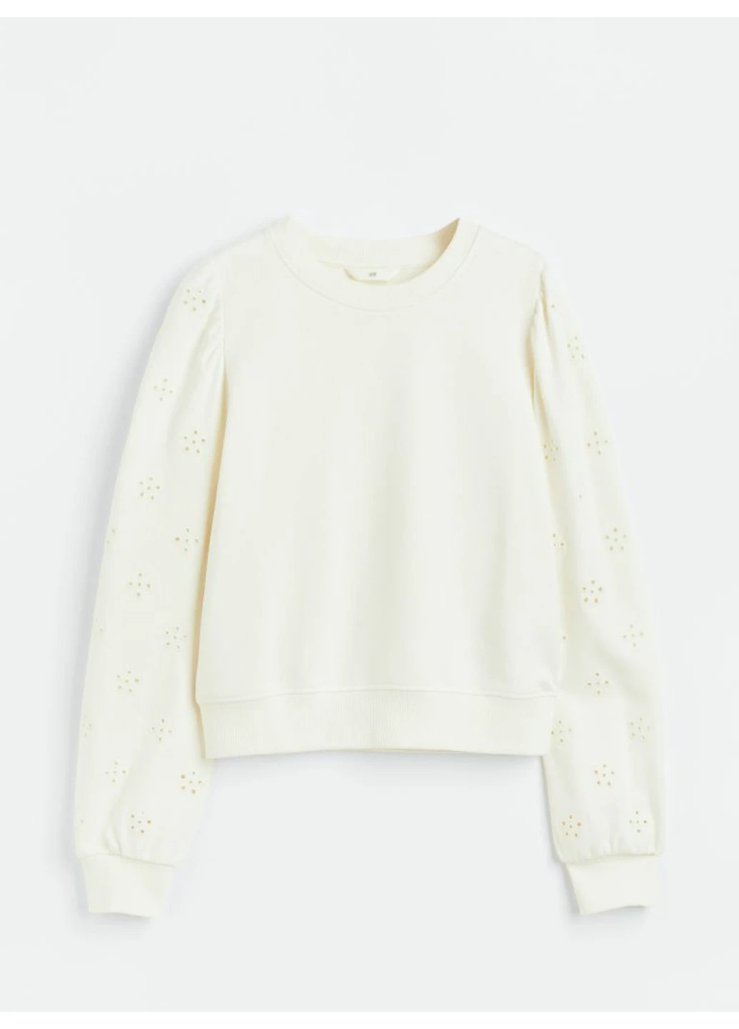 Білий демісезонний жіночий світшот з мадерою (55594) xs білий H&M