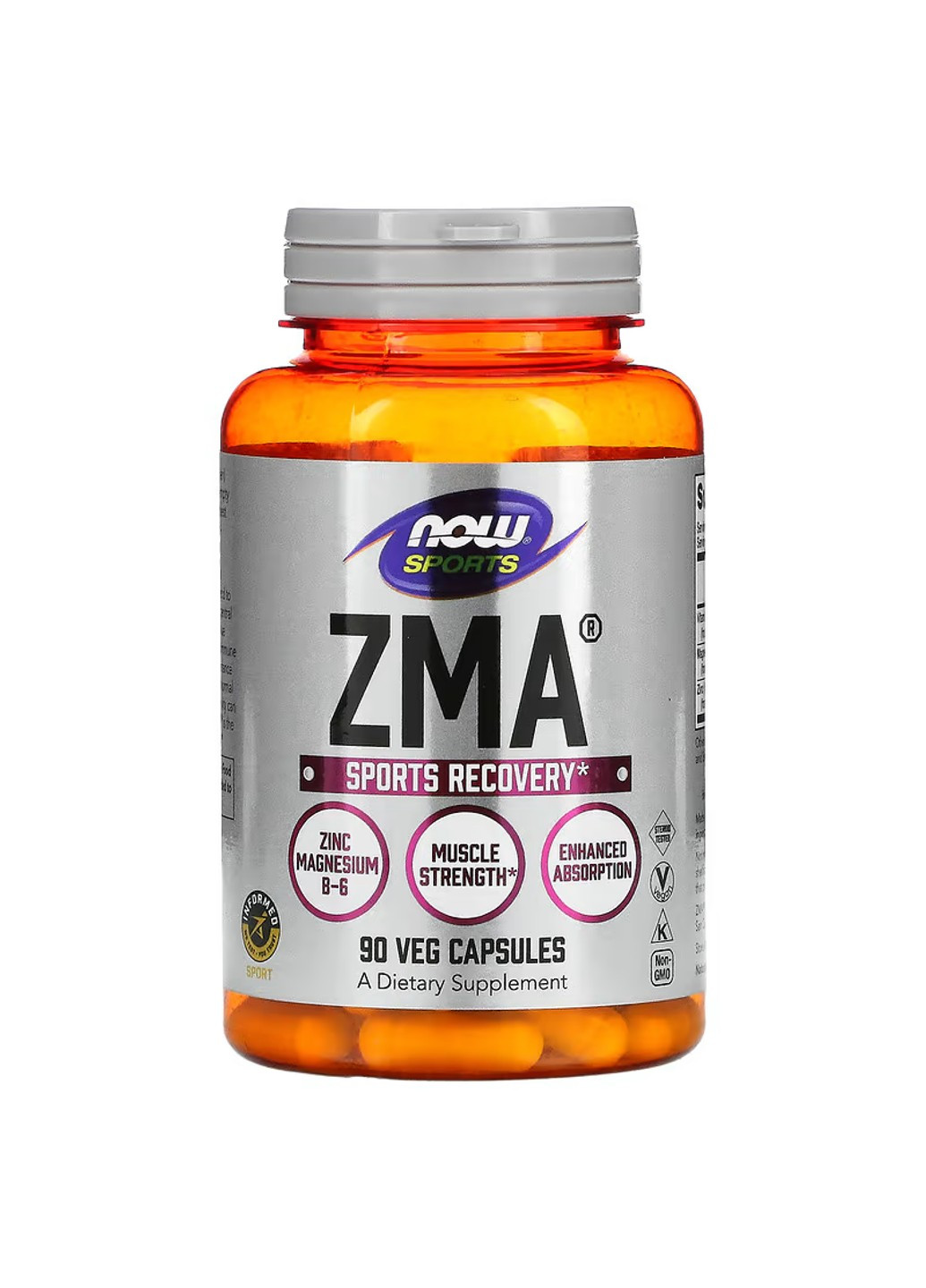 Комплекс для восстановления после занятий спортом ZMA – 90 вег.капсул Now Foods (278040402)