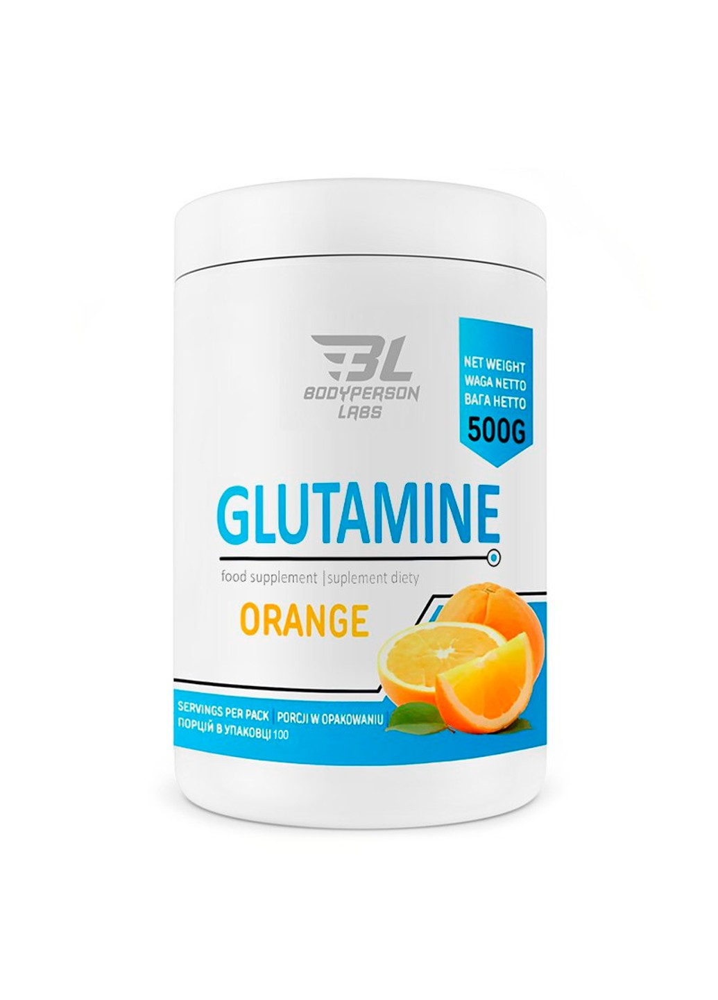 Глютамін Glutamine - 500г Яблуко Bodyperson Labs (269713063)