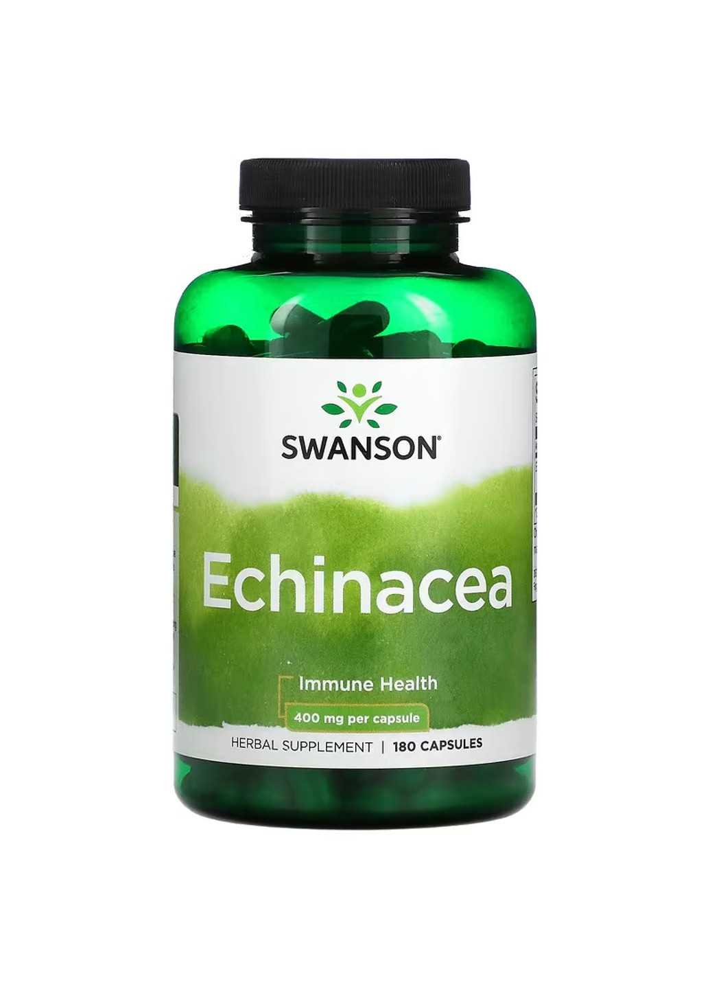 Эхинацея Echinacea 400 мг - 180 капсул Swanson (271823052)