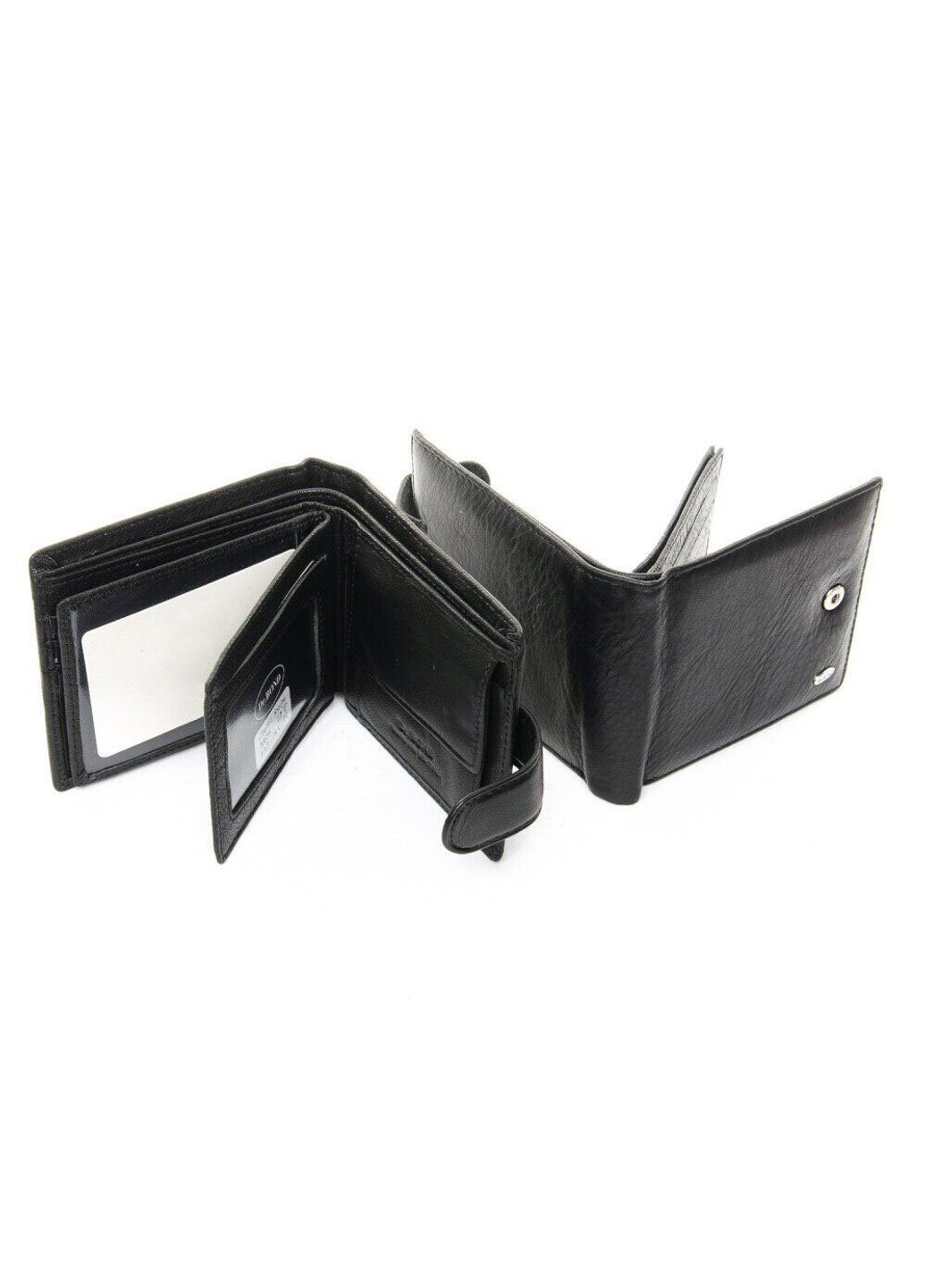 Шкіряний чоловічий гаманець Classic MS-27 black Dr. Bond (261551055)