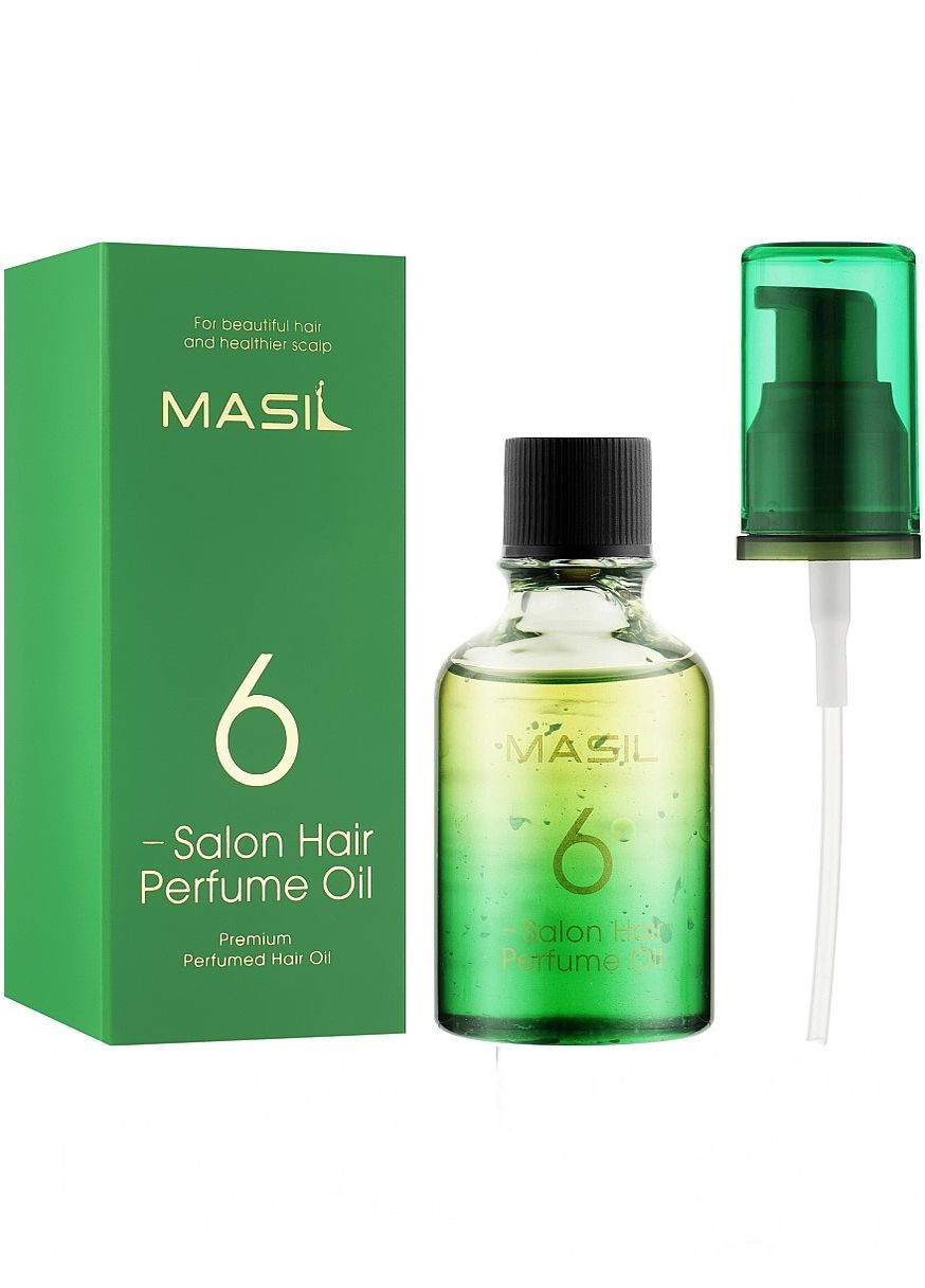 Парфюмированое масло для волос 6 Salon Hair Perfume Oil 50 мл MASIL (267158930)