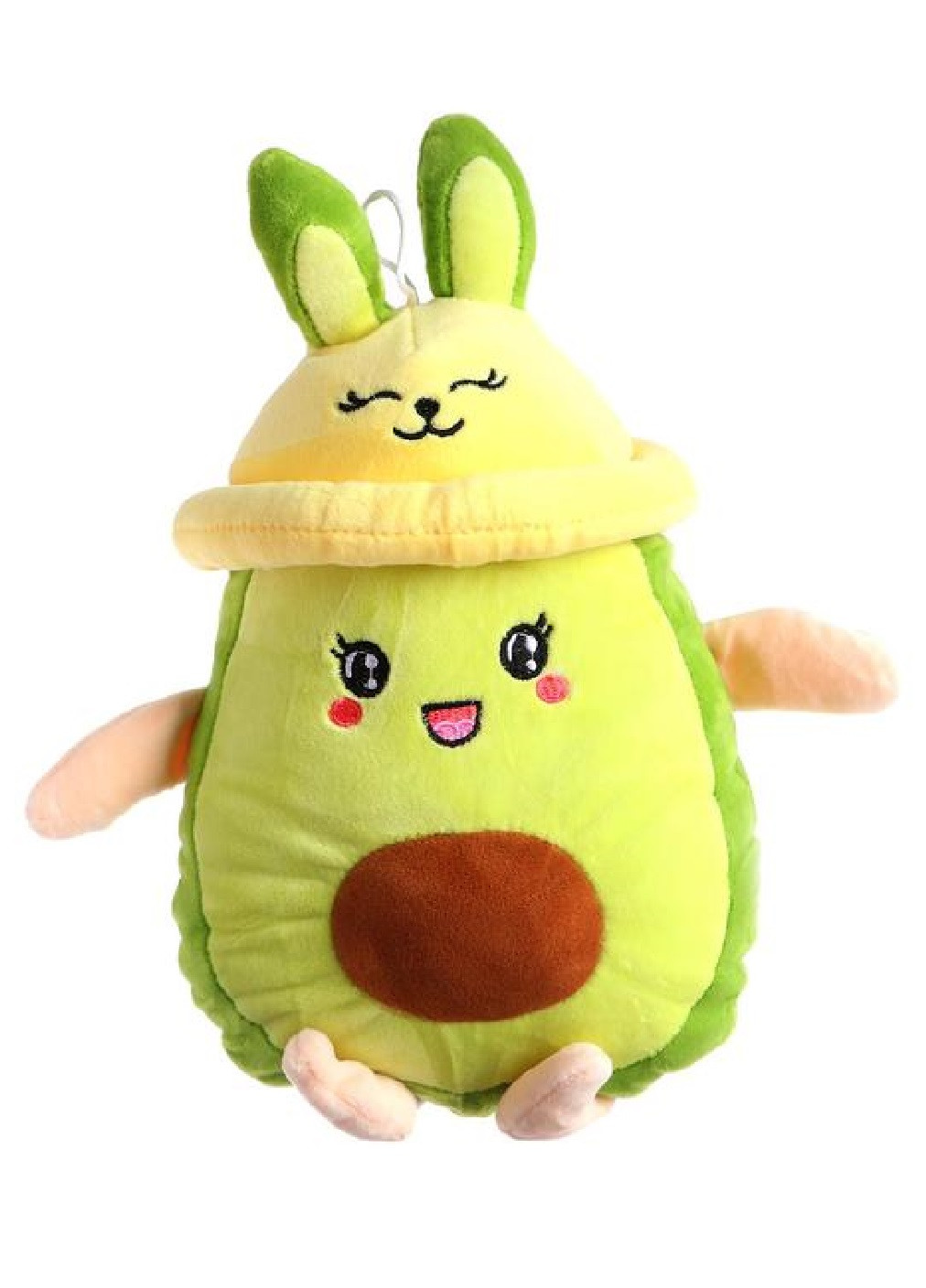 Детская мягкая игрушка плед подушка трансформер 3 в 1 (473835-Prob) Авокадо желтый Unbranded (256628166)