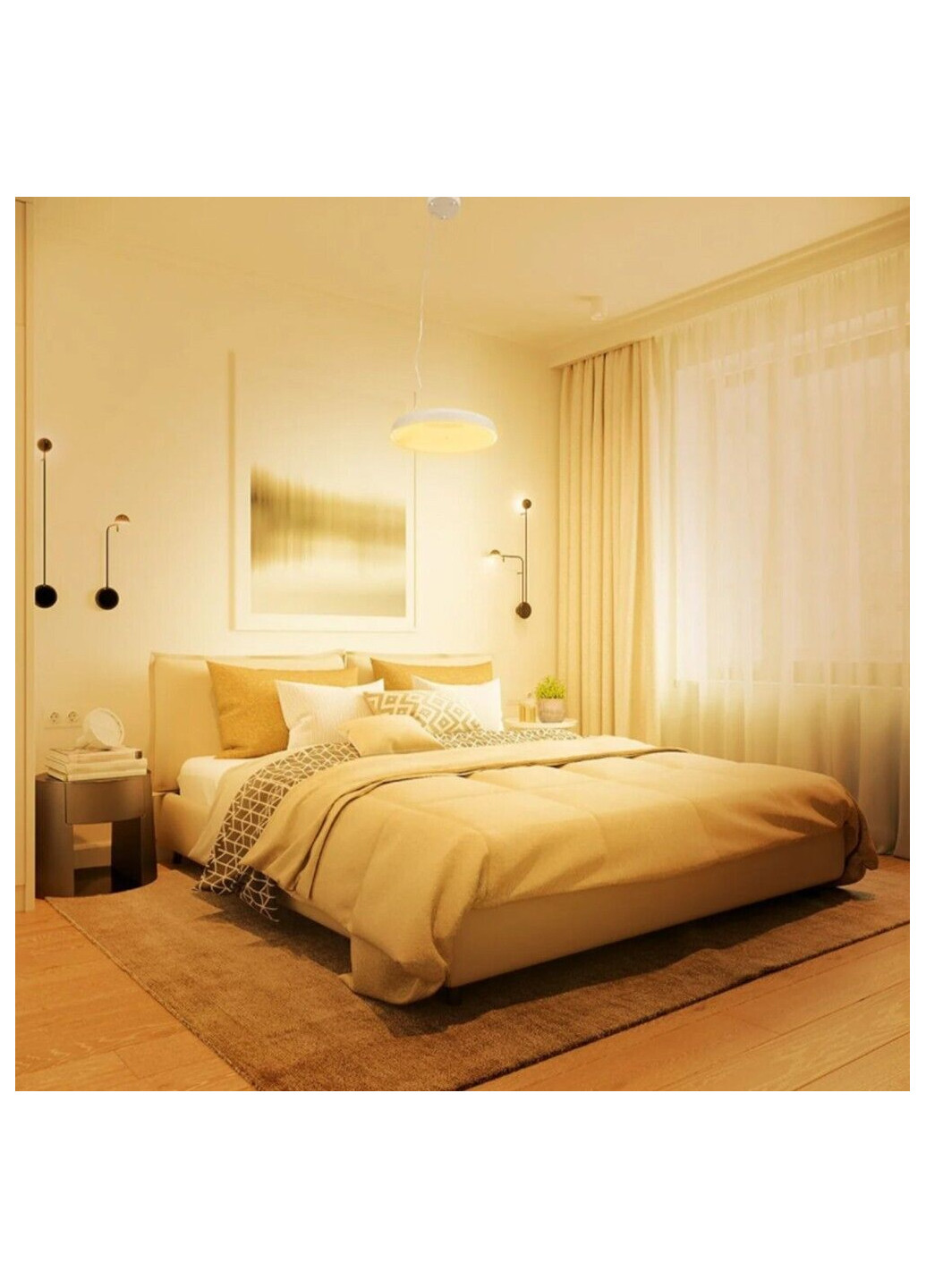 Подвесной светильник с встроенным светодиодным источником белый Smart Home Livarno Lux (256930296)