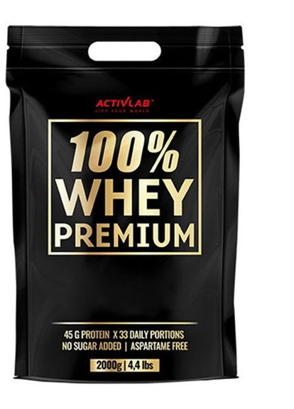 100% Whey Premium 2000 g /66 servings/ Chocolate ActivLab (256721186)