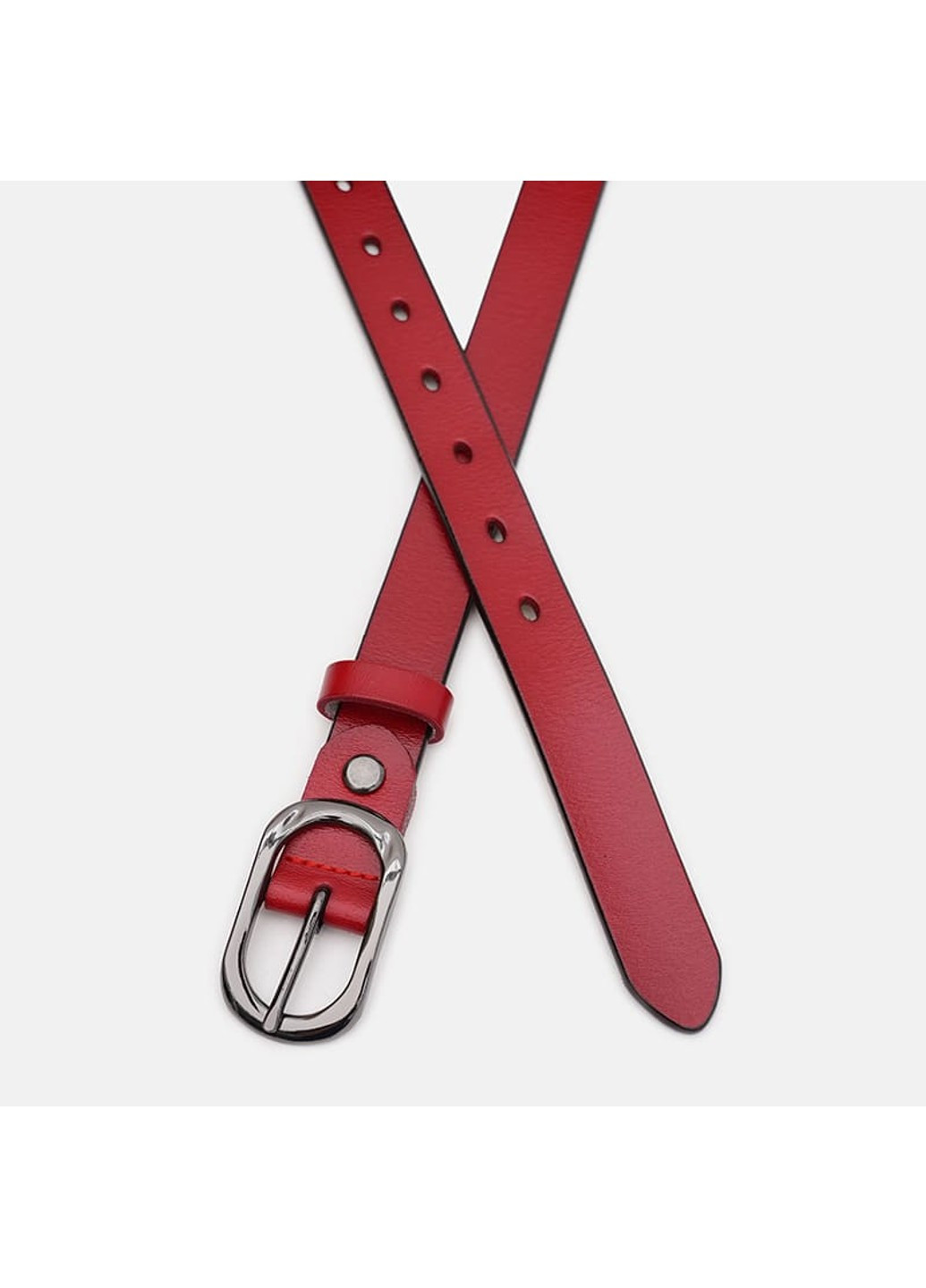 Женский кожаный ремень CV1ZK-052r-red Borsa Leather (266143924)