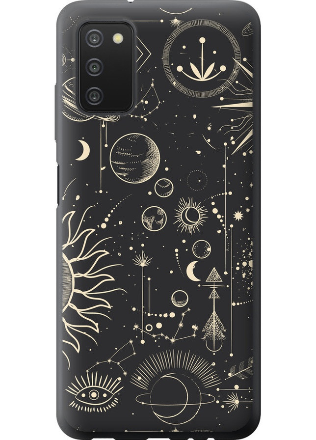 Силіконовий чохол 'Фаза місяця' для Endorphone Samsung Galaxy A03s A037F (258092385)