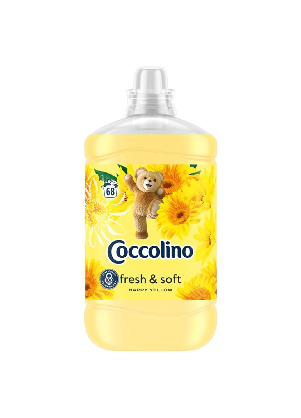 Кондиціонер для білизни Happy Yellow (68 прання), 1.7 л Coccolino (269254513)