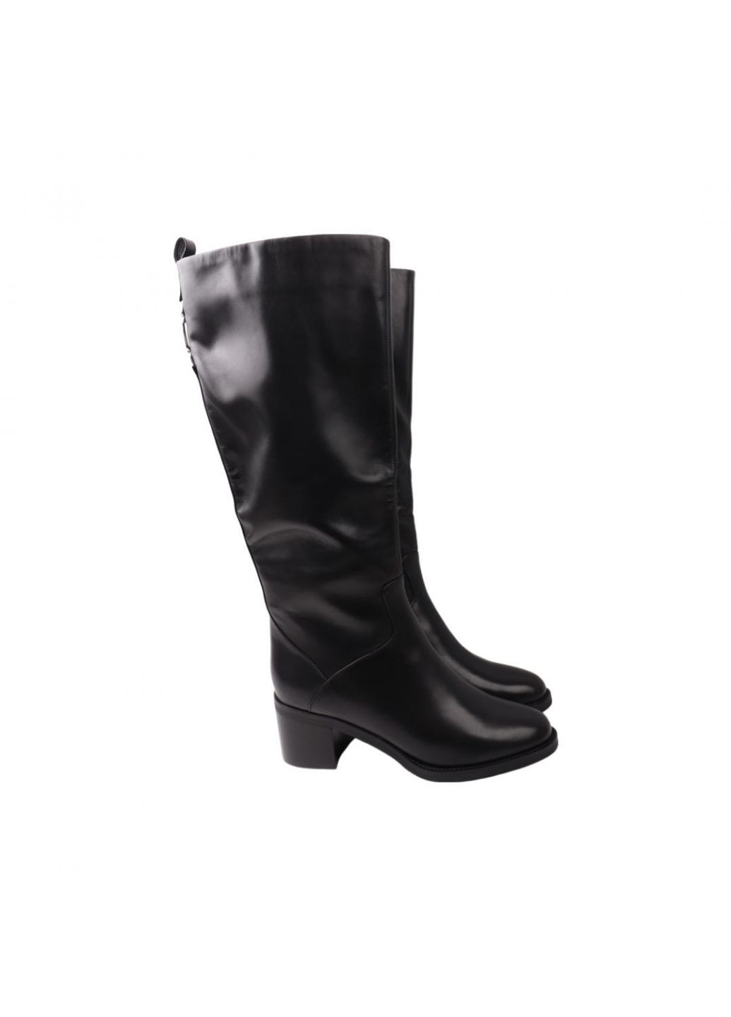 сапоги женские черные натуральная кожа Beratroni