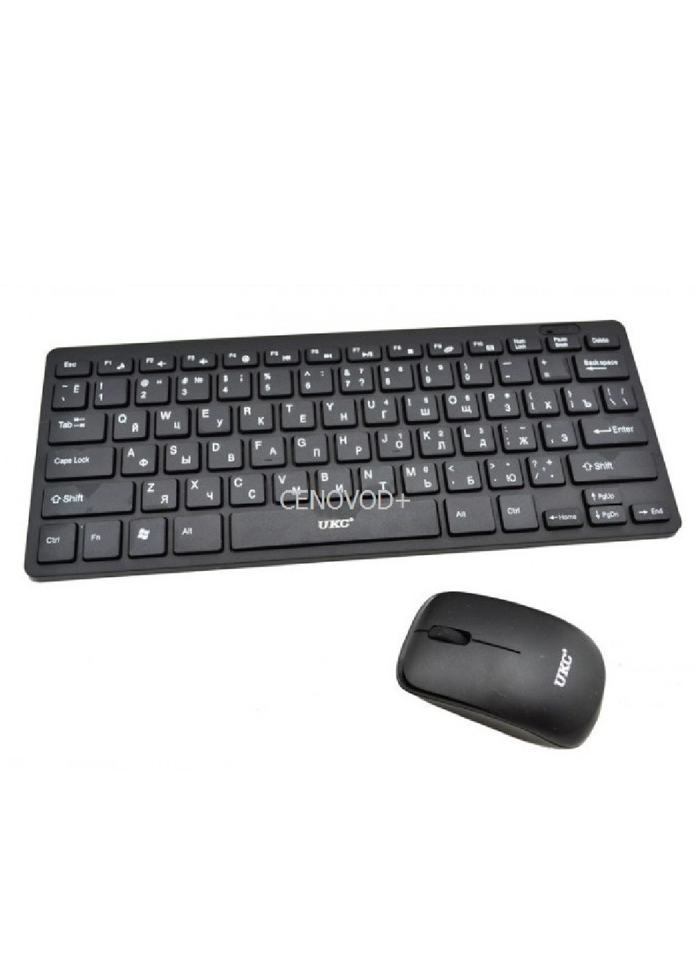 Бездротова мишка + клавіатура набір для комп'ютера, ноутбука (4738201) Чорний Unbranded (256704796)