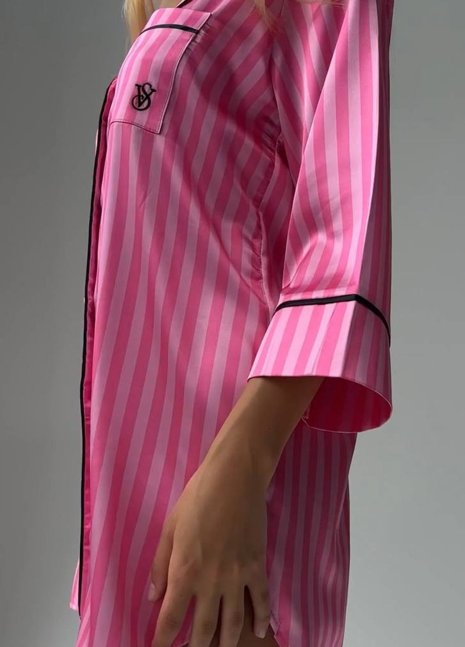 Жіноча сорочка з лого Victoria's Secret в брендовій коробці Vakko (260942251)