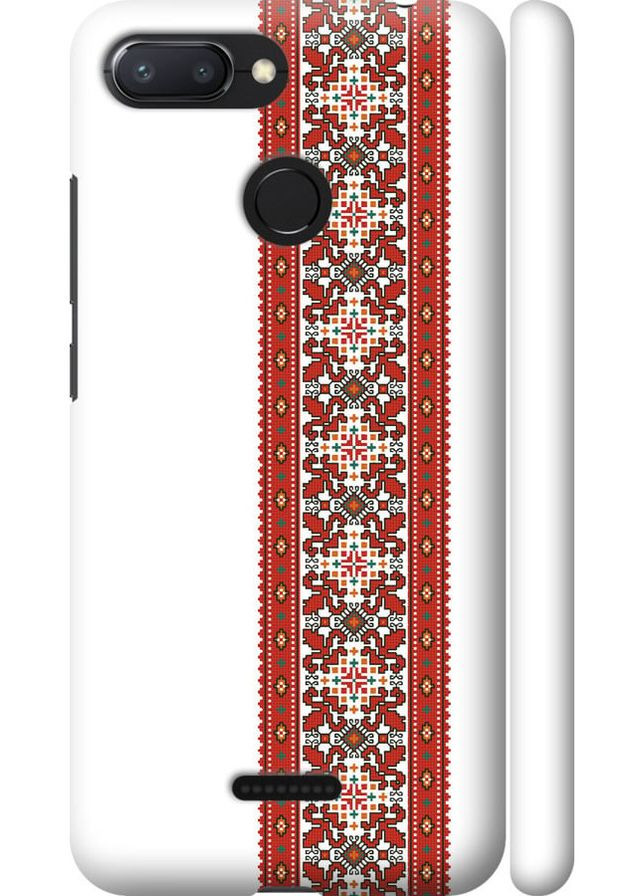 3D пластиковий матовий чохол 'Вишиванка 19' для Endorphone Xiaomi Redmi 6 (269347204)
