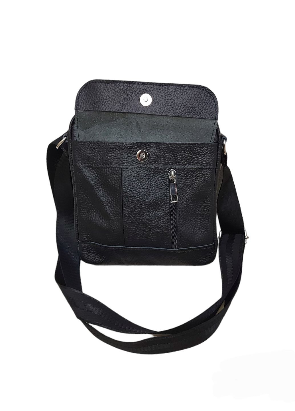Кожаная мужская сумка Keizer K1 112 черная Kaiza 1112 (260027204)