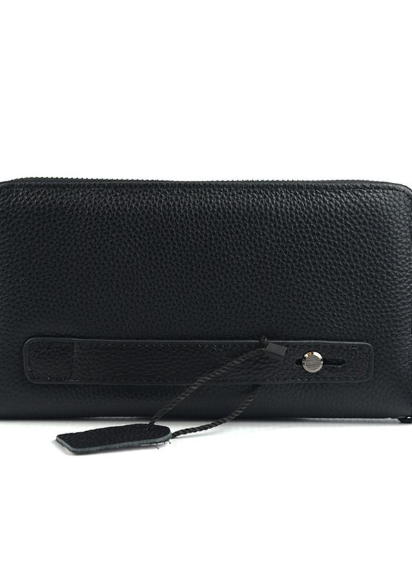 Классический мужской кожаный клатч кошелек на молнии, клатч из натуральной кожи с кистевой ручкой No Brand (266701145)