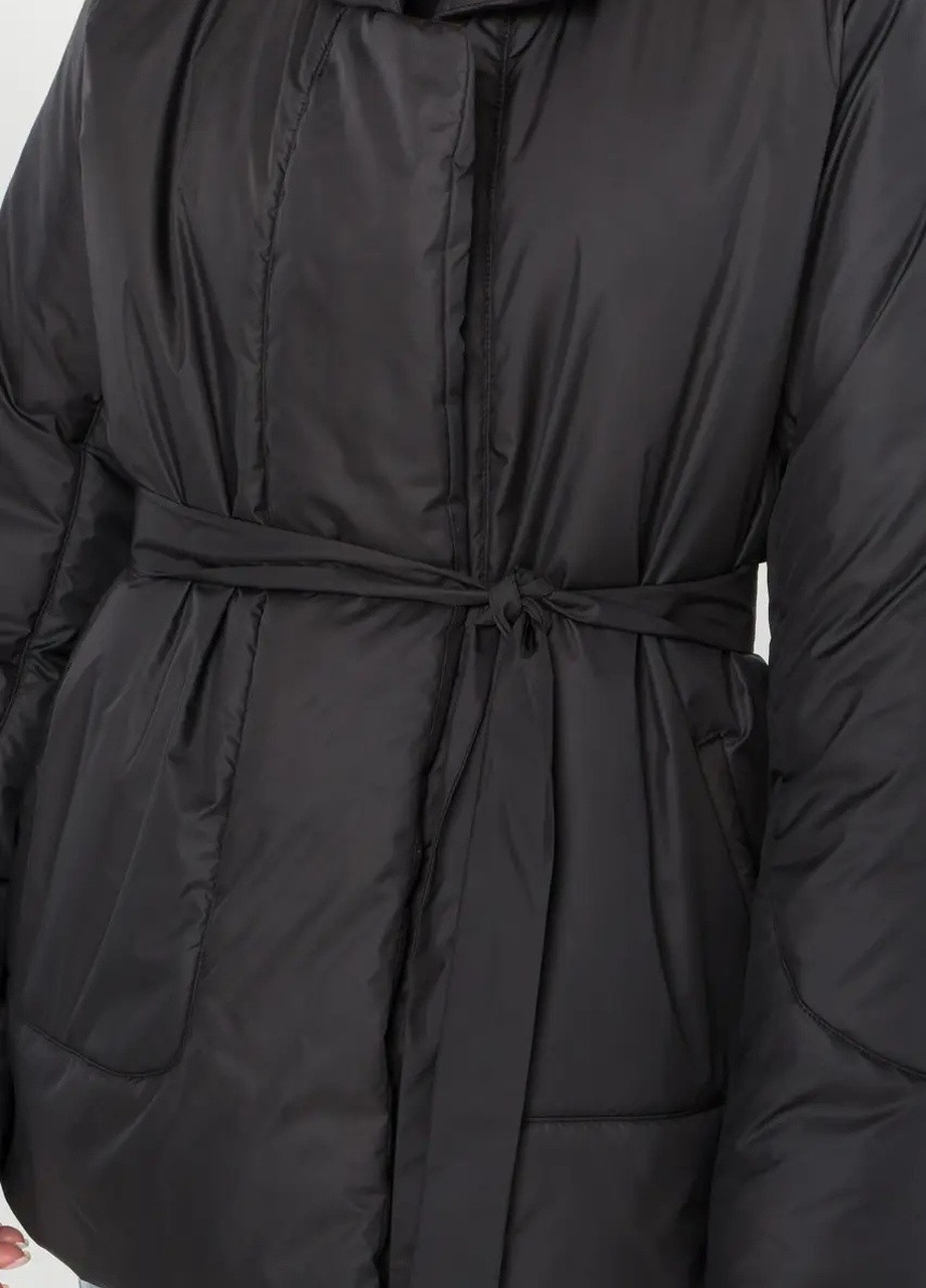 Чорна демісезонна куртки жіночі демісезонні україна молодіжні SK