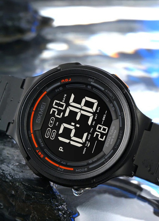 Часы Elektro Black кварцевые спортивные Skmei (258849303)