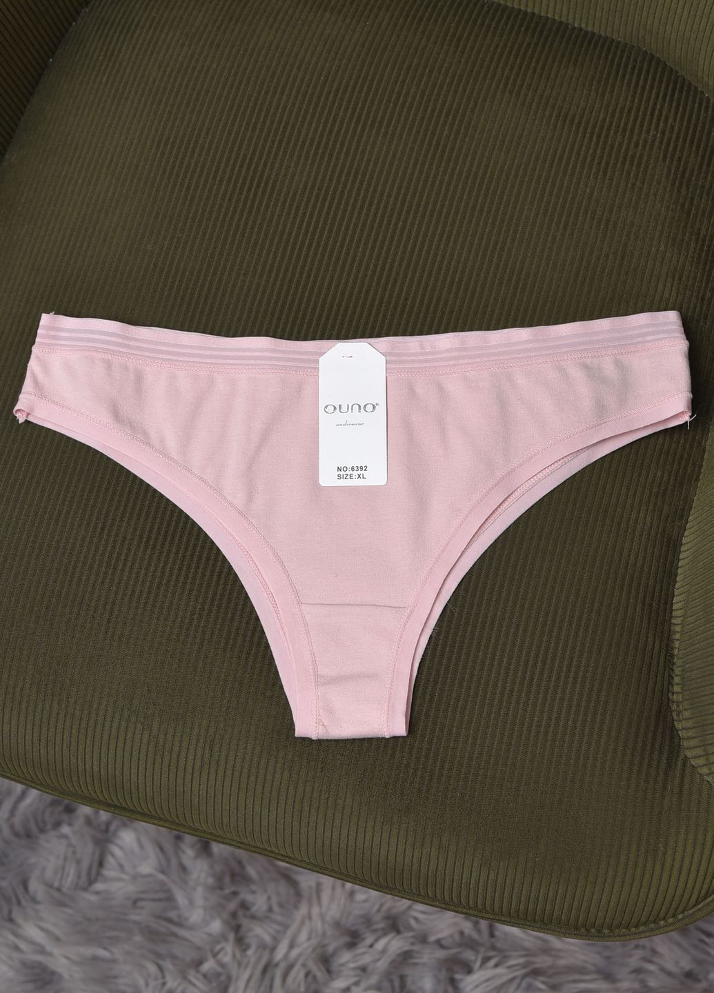 Труси жіночі однотонні рожевого кольору Let's Shop (275993253)