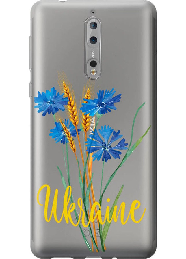 Силіконовий чохол 'Ukraine v2' для Endorphone Nokia 8 (257954984)