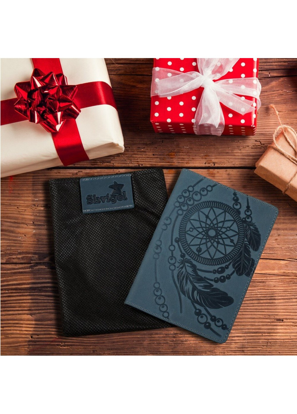 Обкладинка для паспорта 13795 Синій Shvigel (263605857)