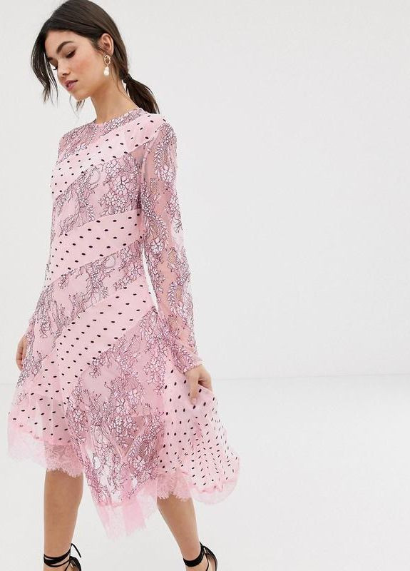 Розовое платье keepsake Asos