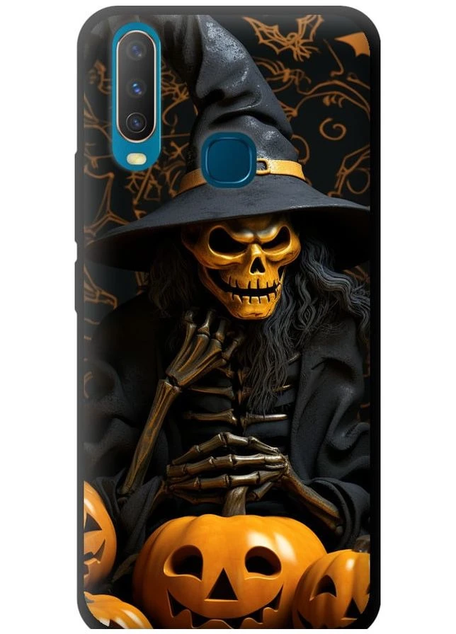TPU черный чехол 'Halloween 2' для Endorphone Vivo Y17 (266813449)