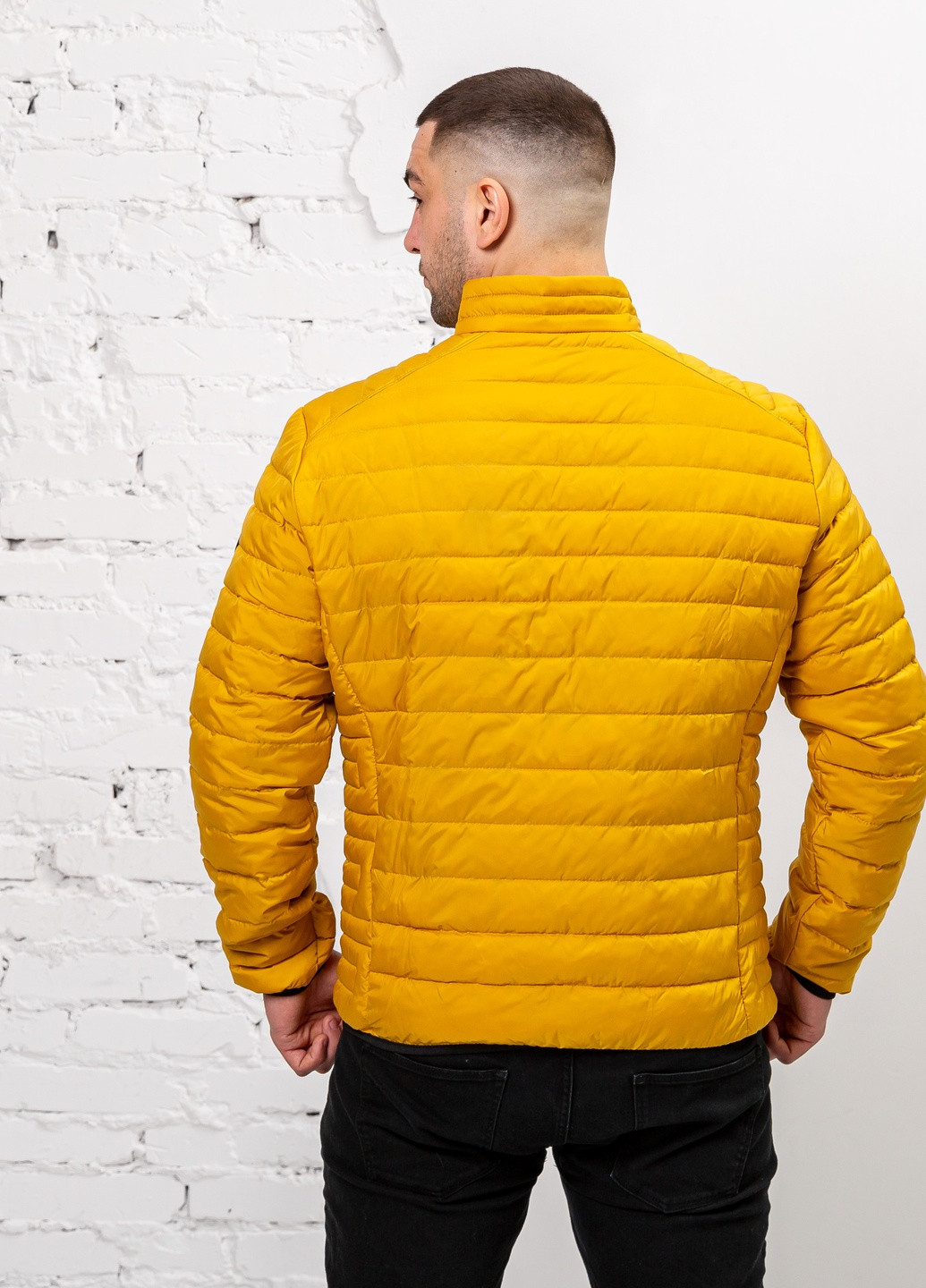 Горчичная демисезонная мужская весенняя куртка большого размера бренд vavalon SK
