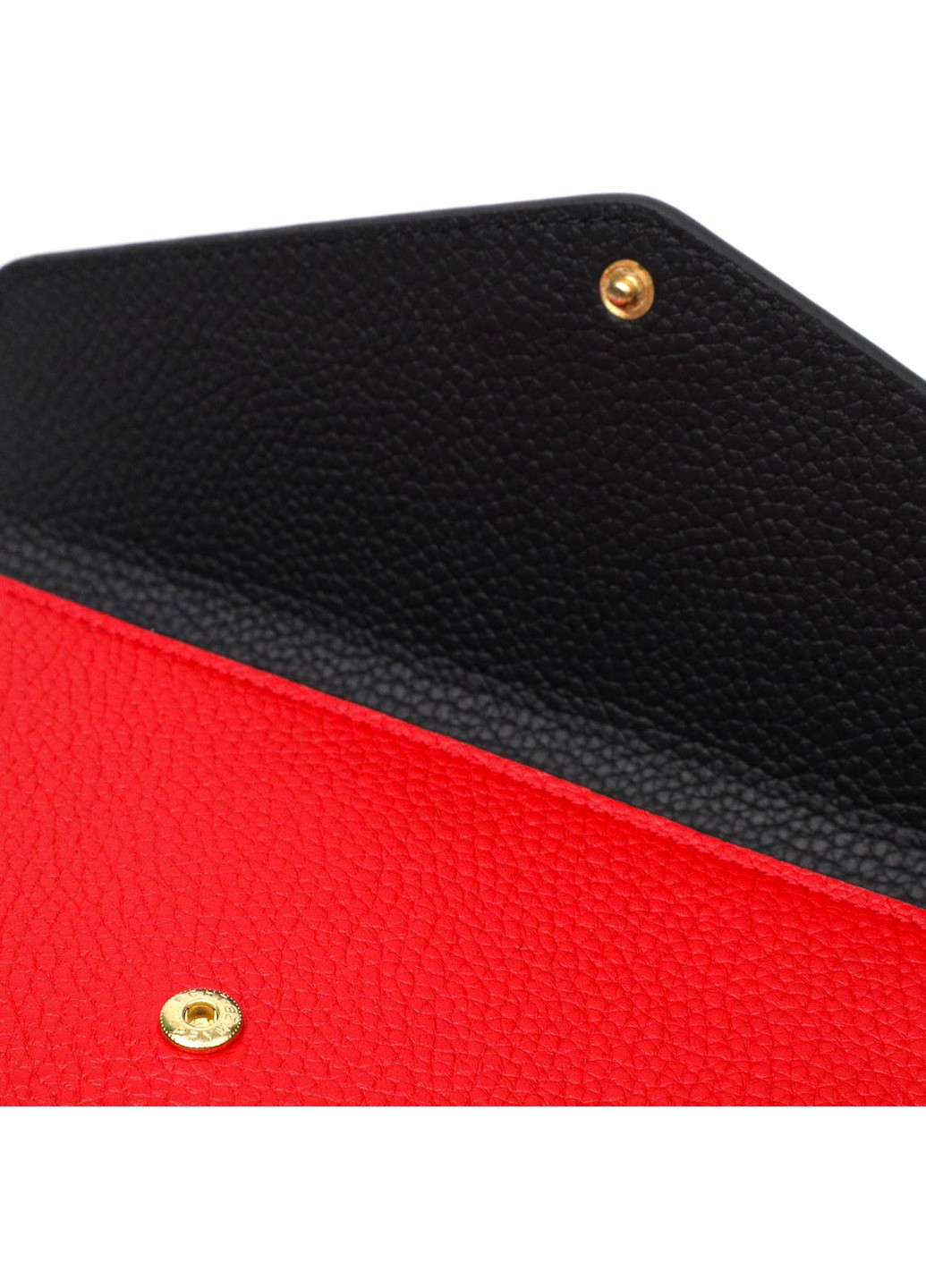 Комбинированное женское большое портмоне из натуральной кожи 21974 Красный Tony Bellucci (262158029)