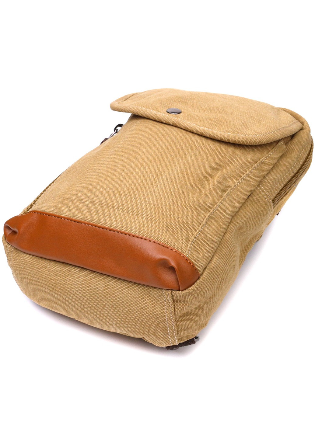 Зручний рюкзак для чоловіків із щільного текстилю 22185 Пісочний Vintage (267948744)