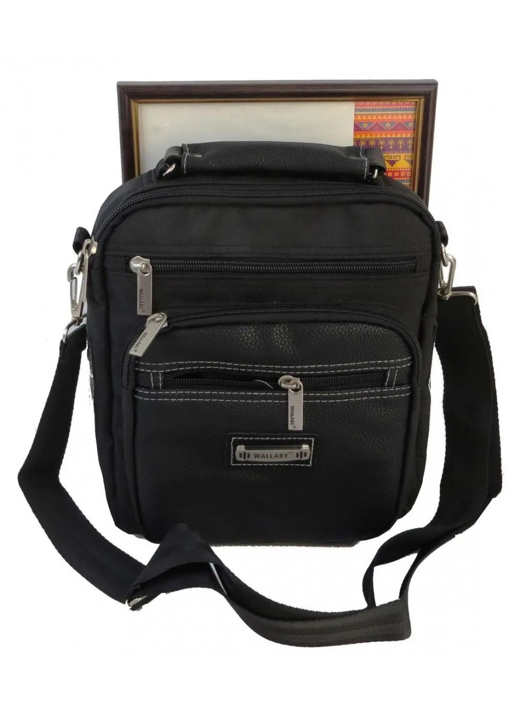 Мужская сумка-борсетка 854 черная Wallaby (266142771)