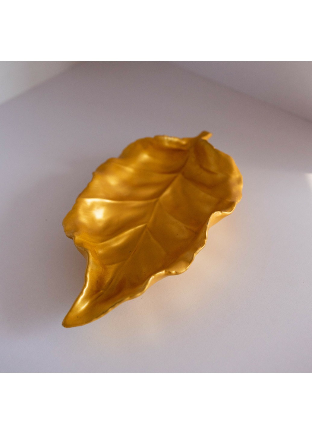 Декоративная подставка Листочек, золото Trensi (258430040)