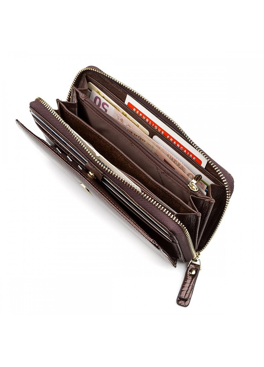 Жіночий шкіряний гаманець ST Leather 18434 (S7001A) Бордовий ST Leather Accessories (262453868)
