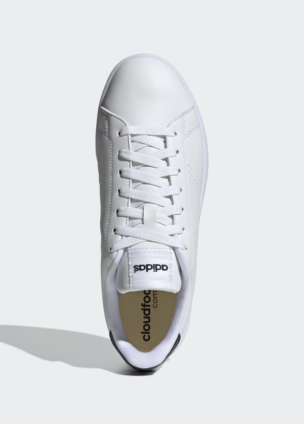 Білі всесезон кросівки advantage adidas