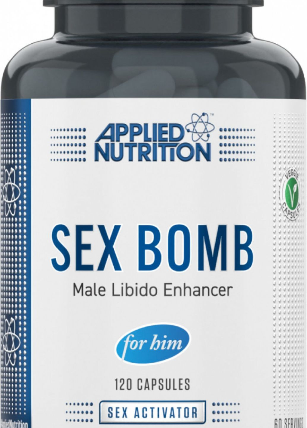 Сексуальне здоров'я чоловіків Sex Bomb Male Libido Enhancer (For Him) 120 caps Applied Nutrition (267809154)