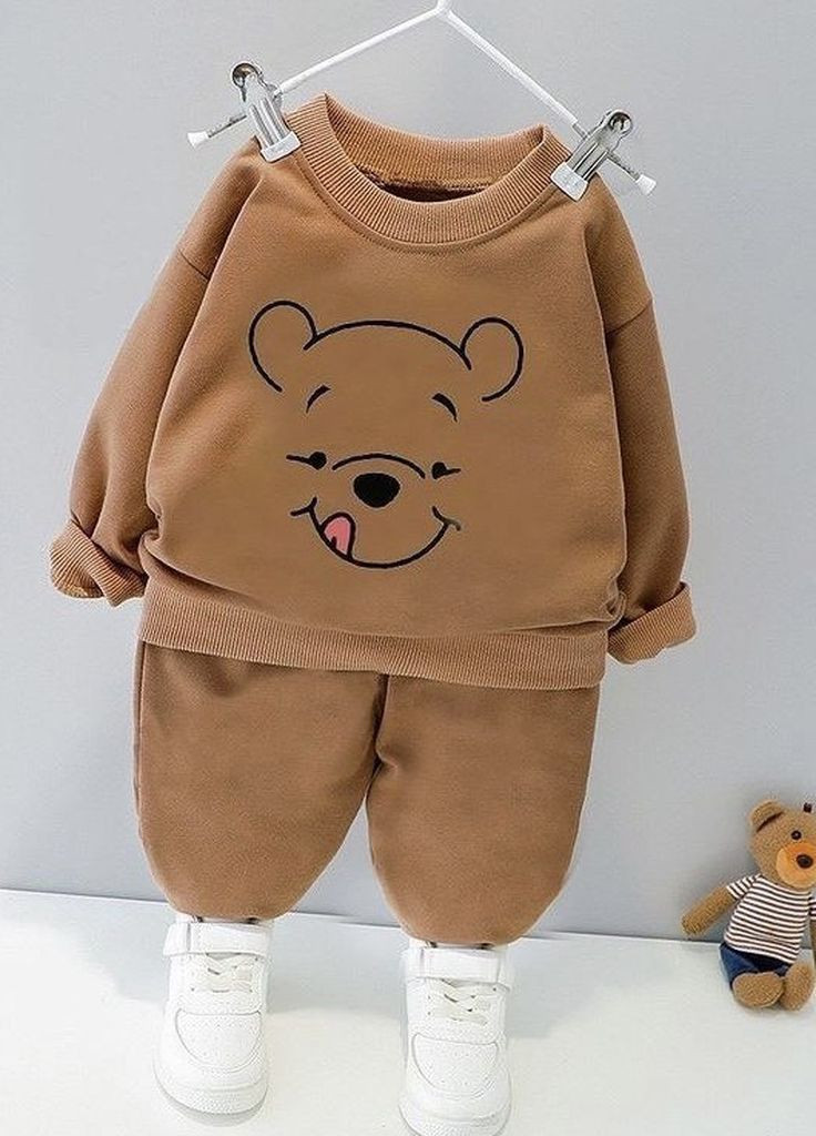 Дитячий костюм з Вінні коричневий No Brand (275646828)