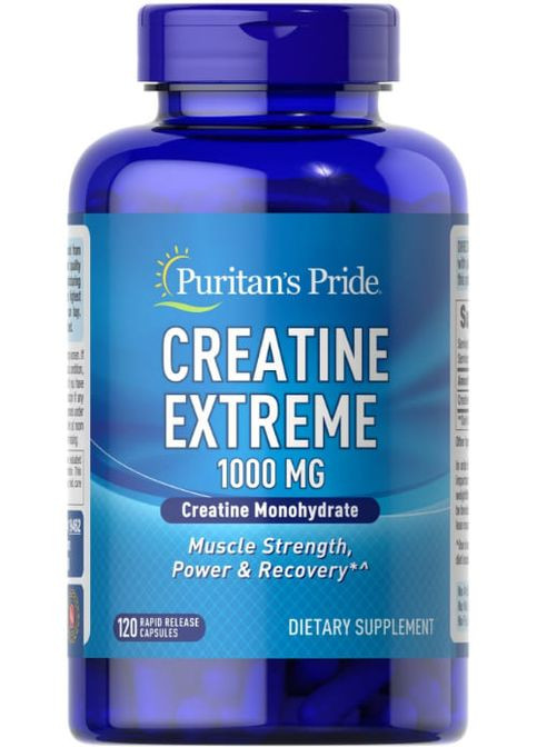 Puritan's Pride Creatine Extreme 1000 mg 120 Caps Puritans Pride (277926778)