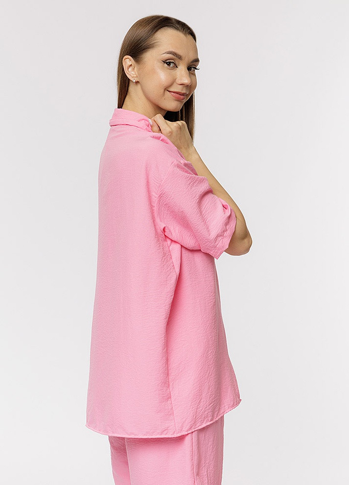 Жіноча сорочка регуляр колір рожевий ЦБ-00219054 Maestro (259464515)