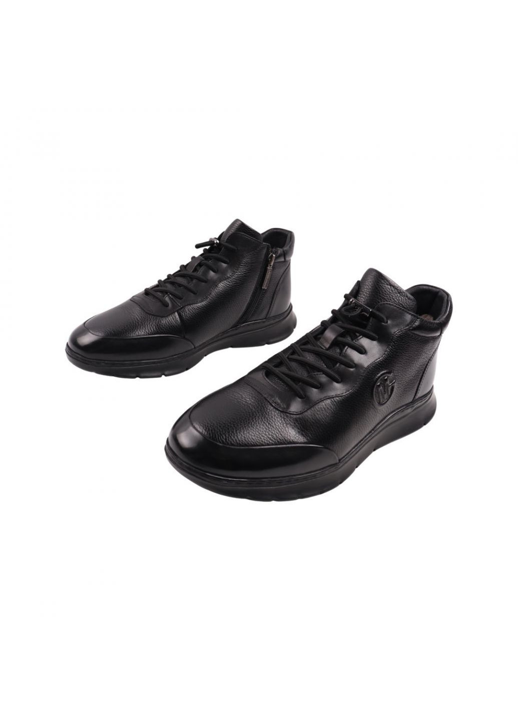 Черные ботинки мужские lido marinozi черные натуральная кожа Lido Marinozzi