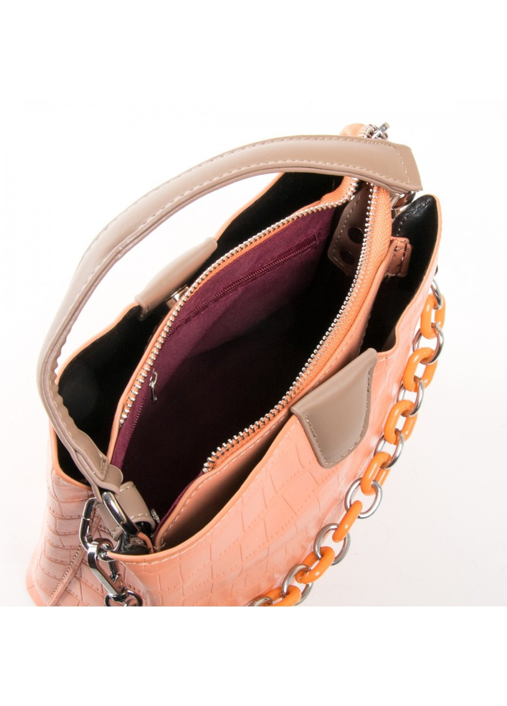 Сімейна жіноча сумочка мода 01-06 7120 помаранчевий Fashion (261486731)
