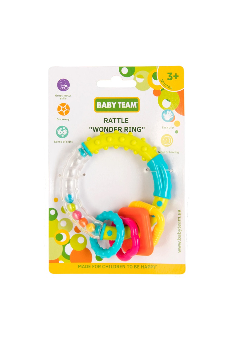 Іграшка-брязкальце "Чудо-кільце" колір різнокольоровий ЦБ-00197951 Baby Team (259467436)