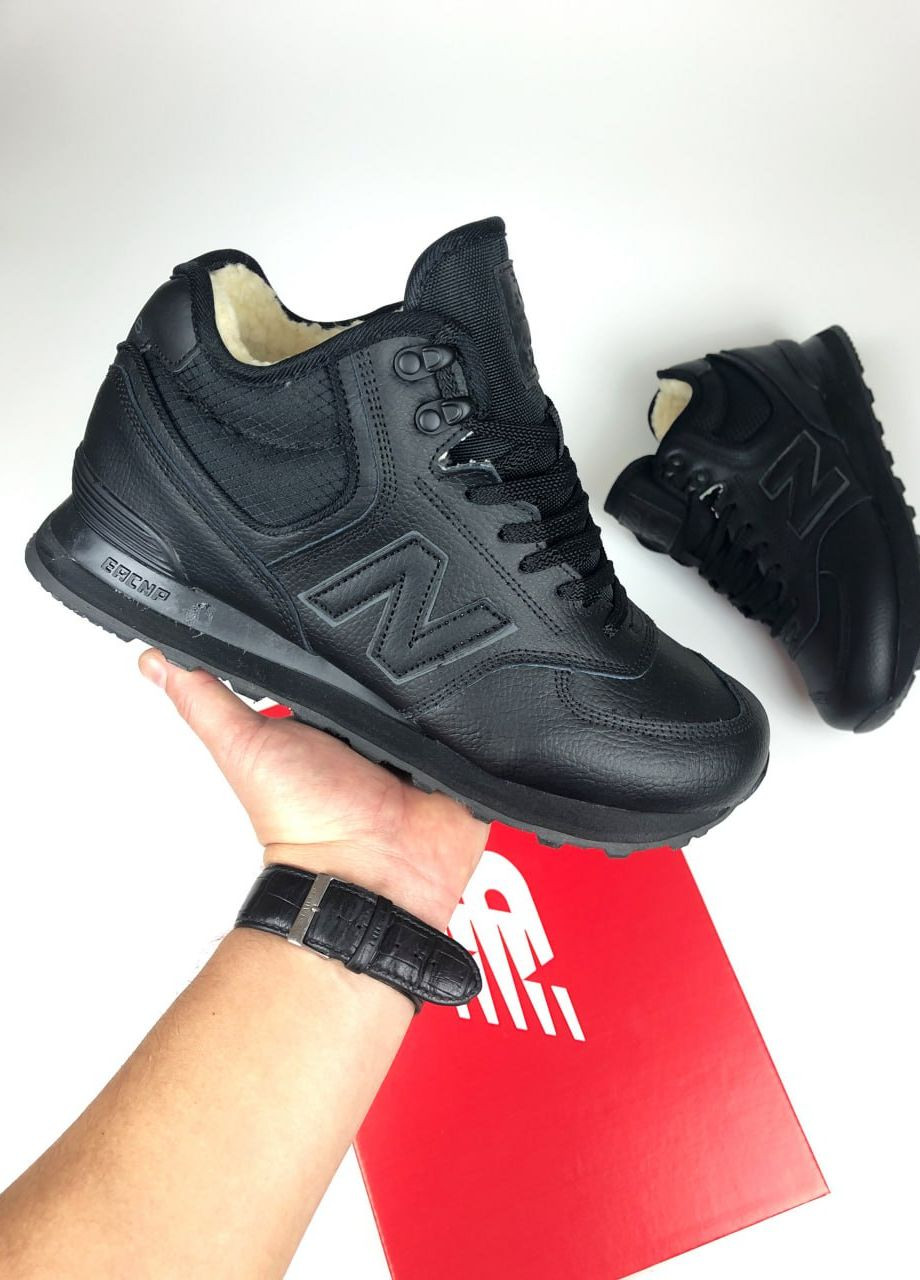 Чорні Зимовий кросівки чоловічі, вьетнам New Balance 574