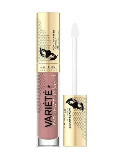 Помада жидкая для губ Cosmetics VARIETE PERFECT MATTE LIP матовая № 10 Eveline (258689524)